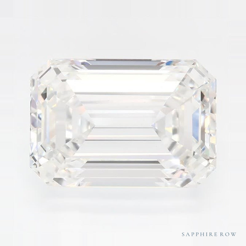 3.89 ct lab-grown diamond, emerald cut | Sapphire Row · cut6