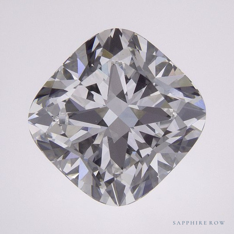 3.87 ct lab-grown diamond, cushion cut | Sapphire Row · cut7