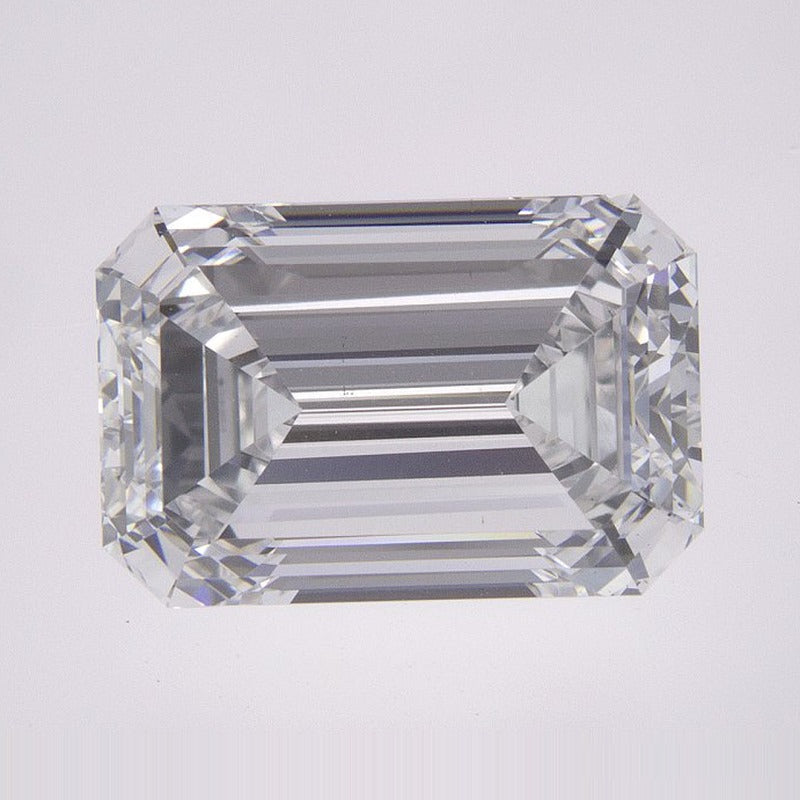 3.86 ct lab-grown diamond, emerald cut | Sapphire Row · cut7