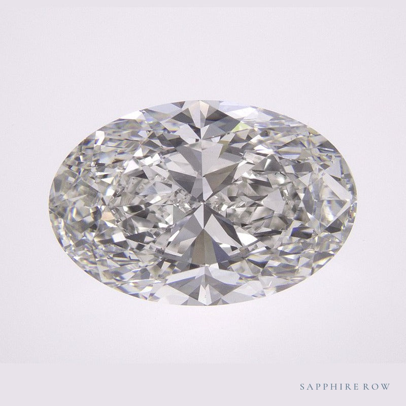 3.70 ct natural diamond, oval cut | Sapphire Row · cut6