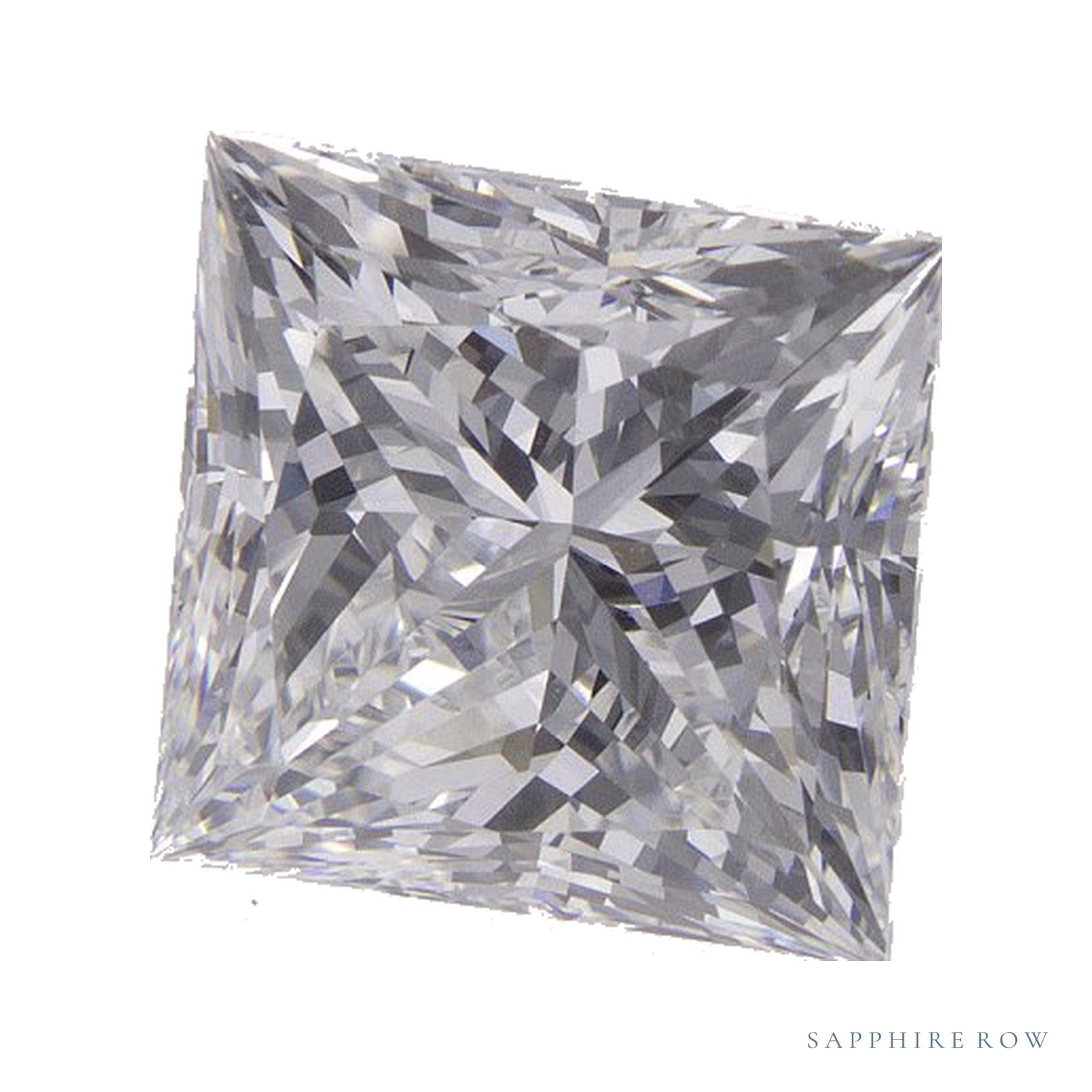 3.58 ct lab-grown diamond, square cut | Sapphire Row · cut4