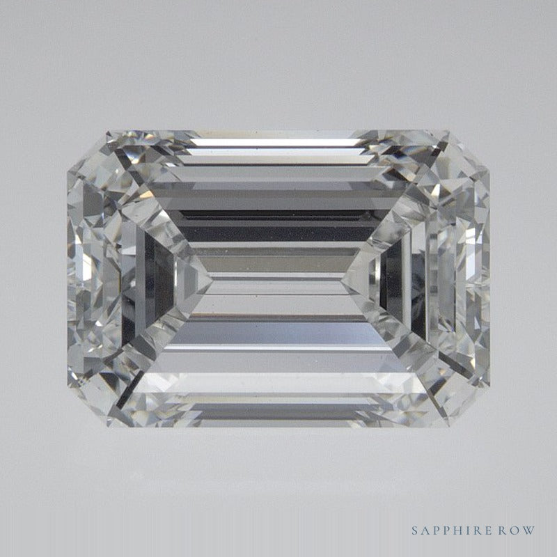 3.55 ct lab-grown diamond, emerald cut | Sapphire Row · cut6