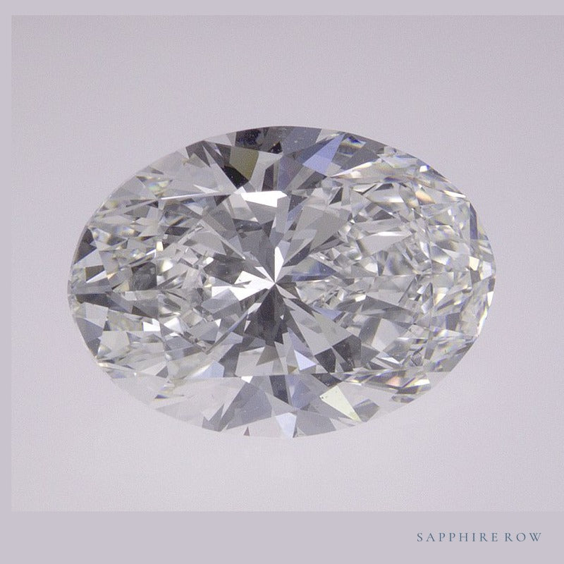 3.52 ct natural diamond, oval cut | Sapphire Row · cut6