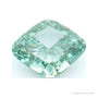 3.51 ct lab-grown fancy vivid green diamond, cushion cut | Sapphire Row · cut4