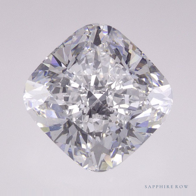 3.51 ct lab-grown diamond, cushion cut | Sapphire Row · cut7