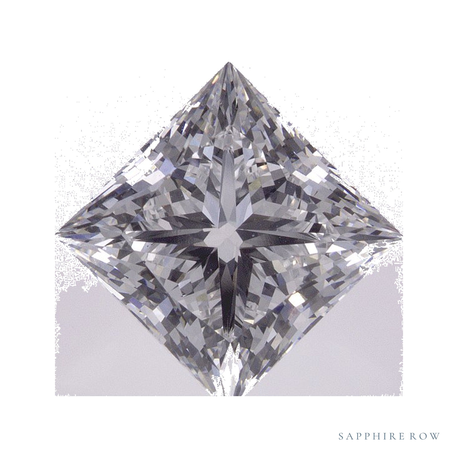 3.49 ct lab-grown diamond, square cut | Sapphire Row · cut4