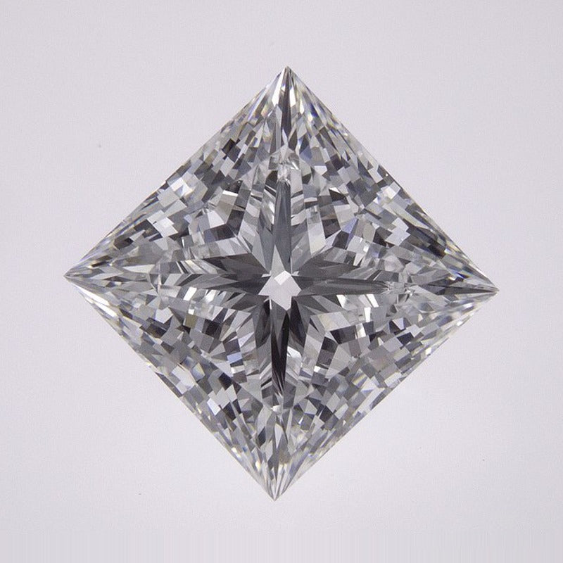3.43 ct lab-grown diamond, square cut | Sapphire Row · cut7