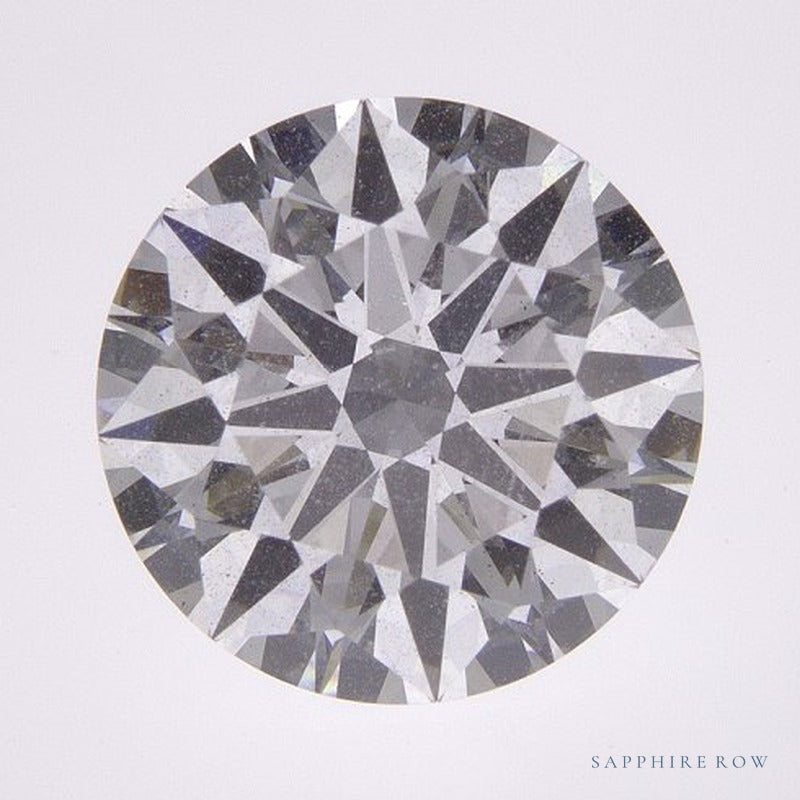 3.40 ct lab-grown diamond, round cut | Sapphire Row · cut7