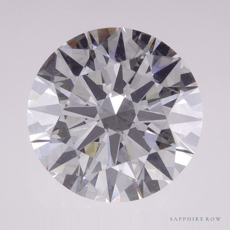 3.34 ct lab-grown diamond, round cut | Sapphire Row · cut7