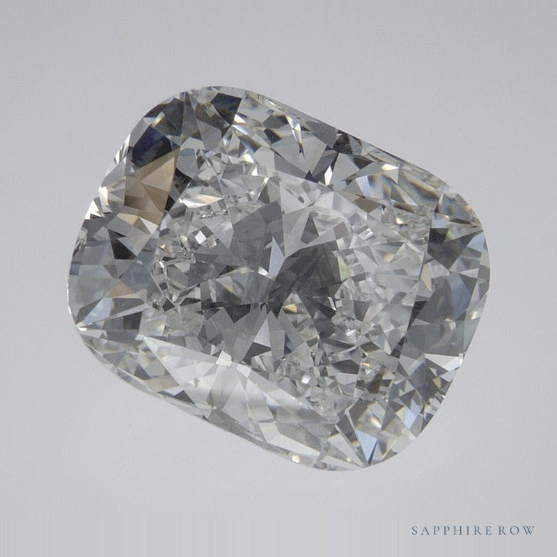 3.34 ct Elongated Cushion Lab-Grown Diamond – E VS1 – Faceted Cut – IGI Certified — Sapphire Row · cut7