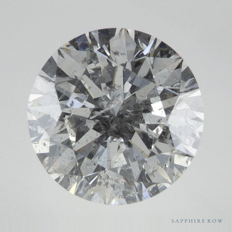 3.32 ct natural diamond, round cut | Sapphire Row · cut7