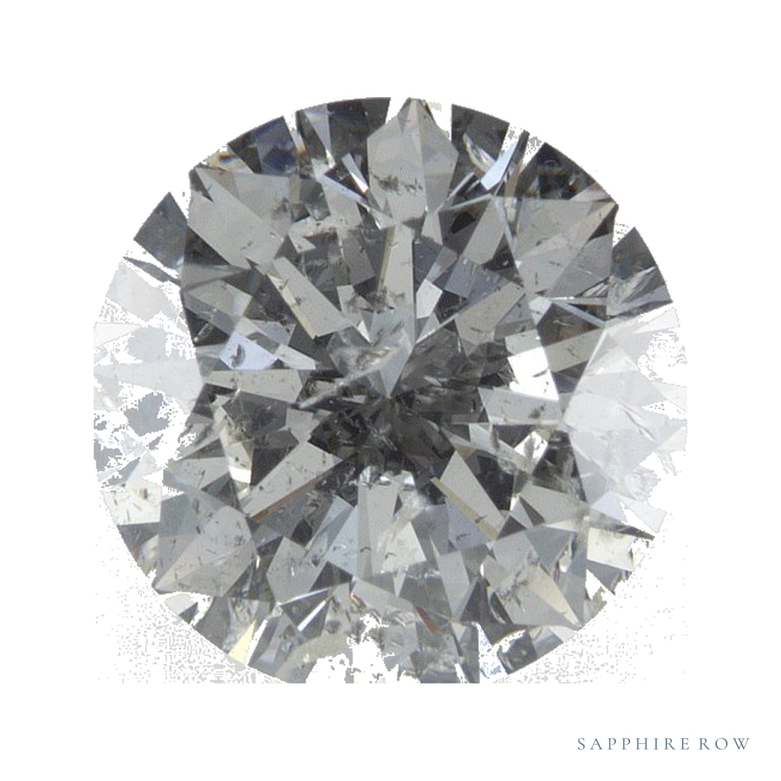 3.32 ct natural diamond, round cut | Sapphire Row · cut4