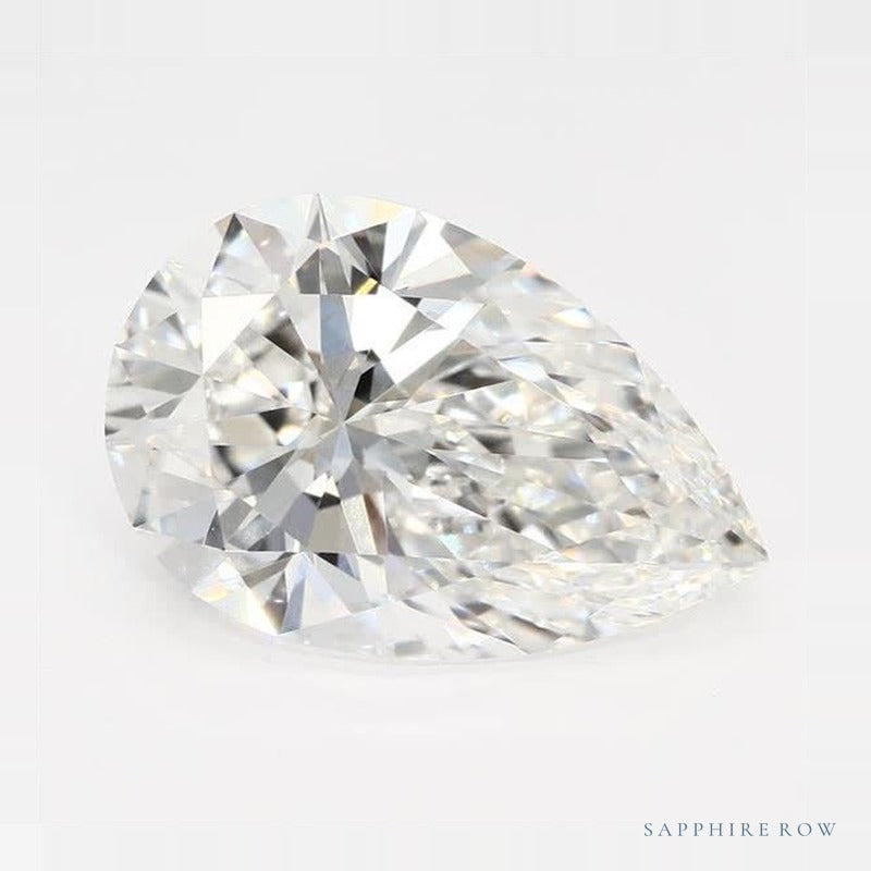 3.32 ct lab-grown diamond, pear cut | Sapphire Row · cut7