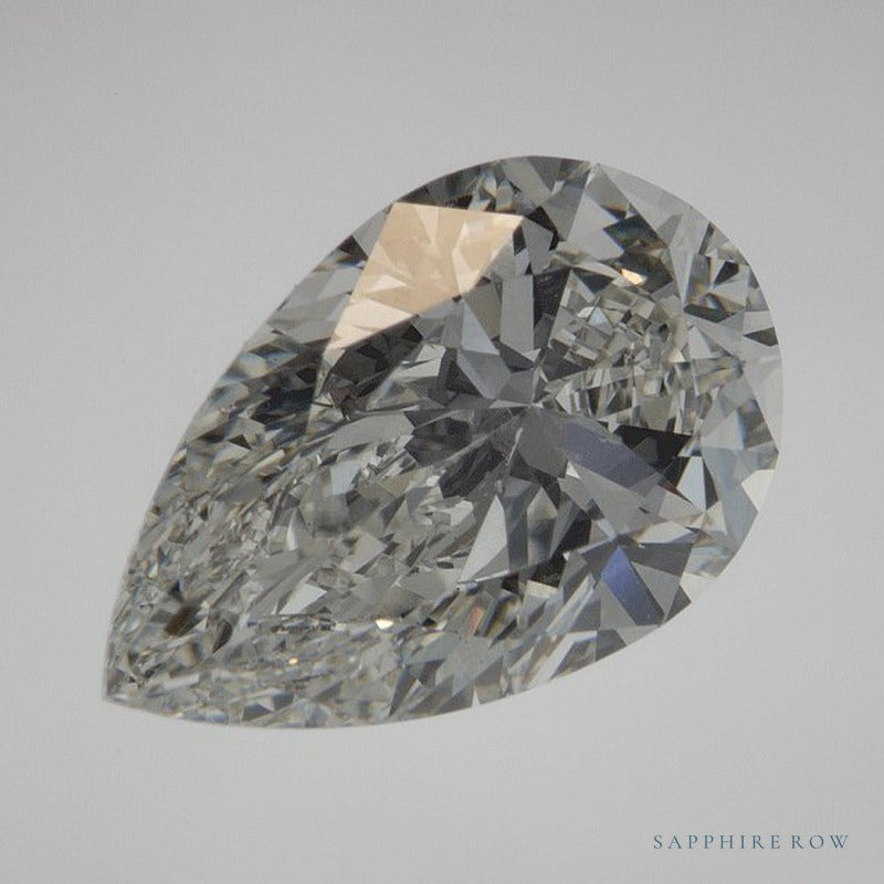 3.27 ct lab-grown diamond, pear cut | Sapphire Row · cut7