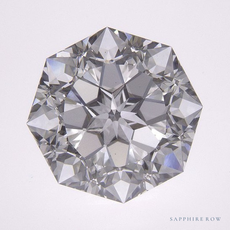 3.27 ct lab-grown diamond, octagon cut | Sapphire Row · cut7