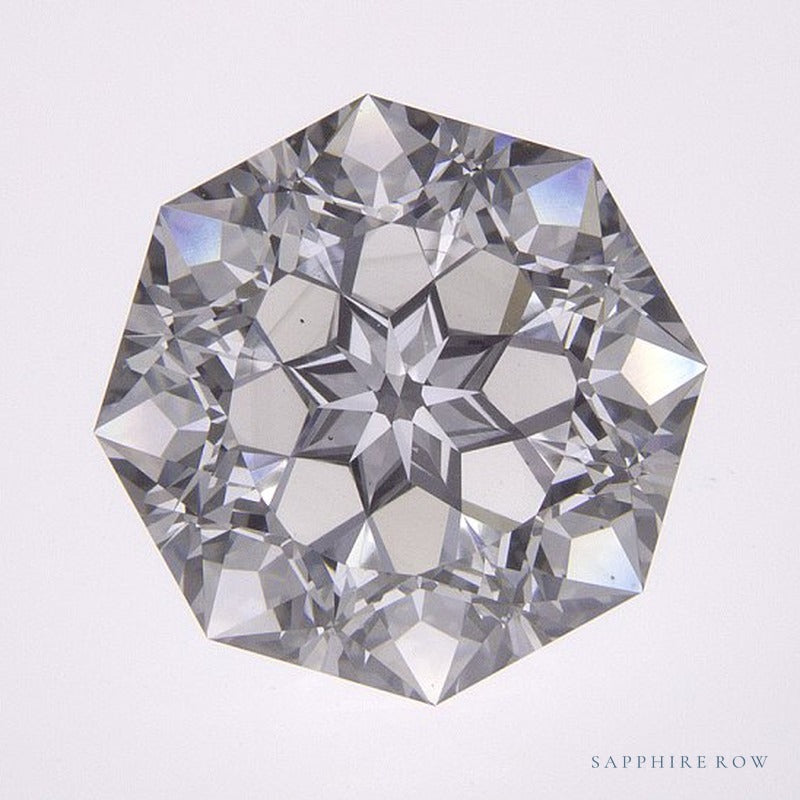 3.26 ct lab-grown diamond, octagon cut | Sapphire Row · cut7