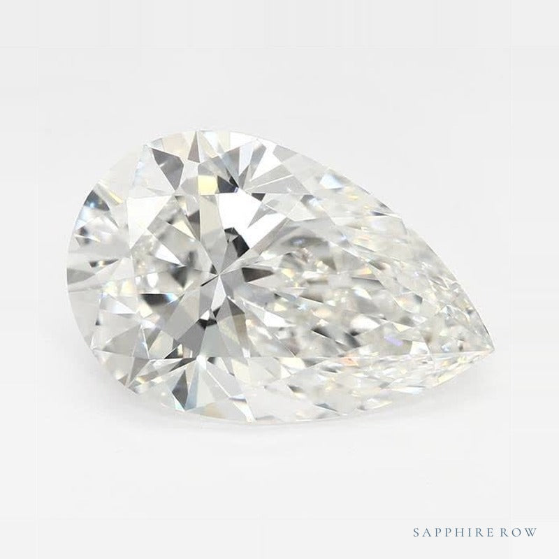 3.26 ct lab-grown diamond, pear cut | Sapphire Row · cut7
