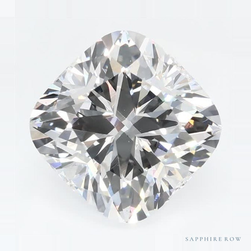 3.25 ct lab-grown diamond, cushion cut | Sapphire Row · cut7