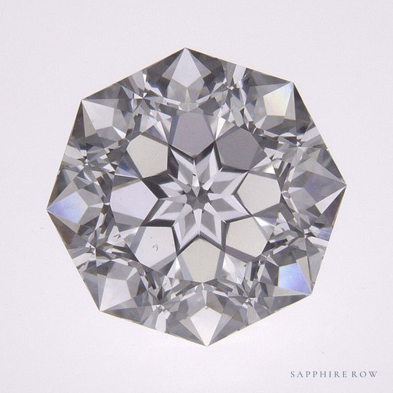 3.24 ct lab-grown diamond, octagon cut | Sapphire Row · cut7