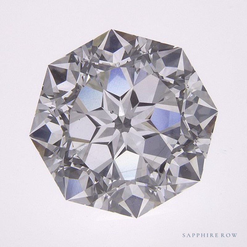 3.22 ct lab-grown diamond, octagon cut | Sapphire Row · cut7