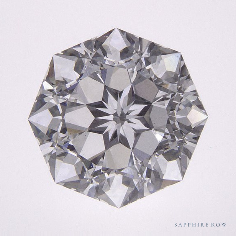 3.22 ct lab-grown diamond, octagon cut | Sapphire Row · cut7