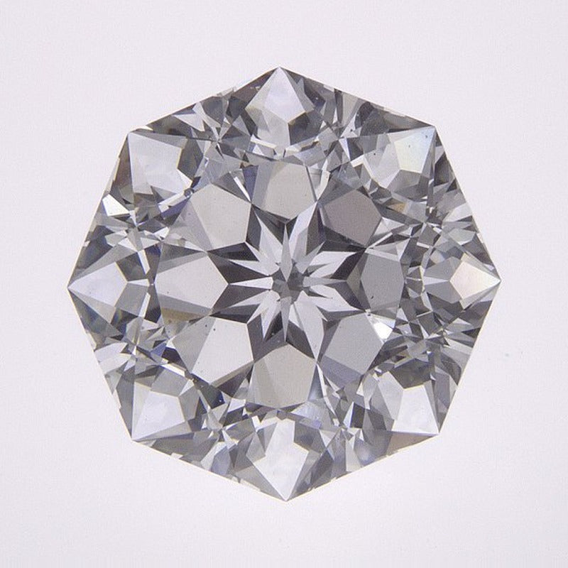 3.22 ct lab-grown diamond, octagon cut | Sapphire Row · cut7