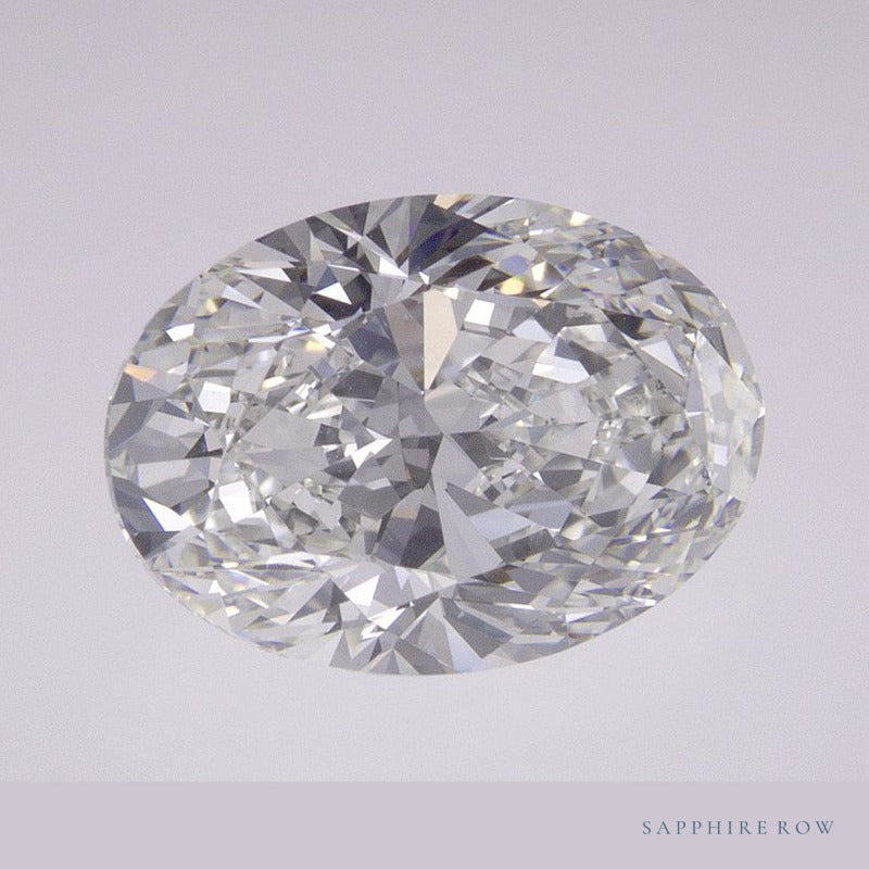 3.21 ct natural diamond, oval cut | Sapphire Row · cut6