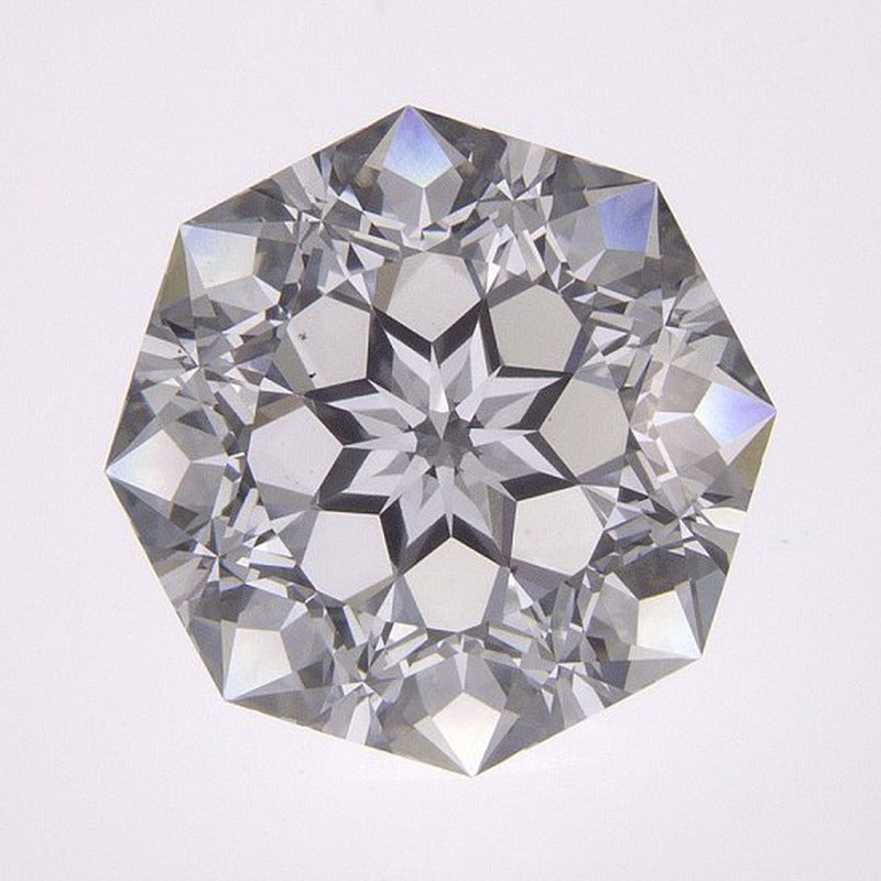 3.21 ct lab-grown diamond, octagon cut | Sapphire Row · cut7