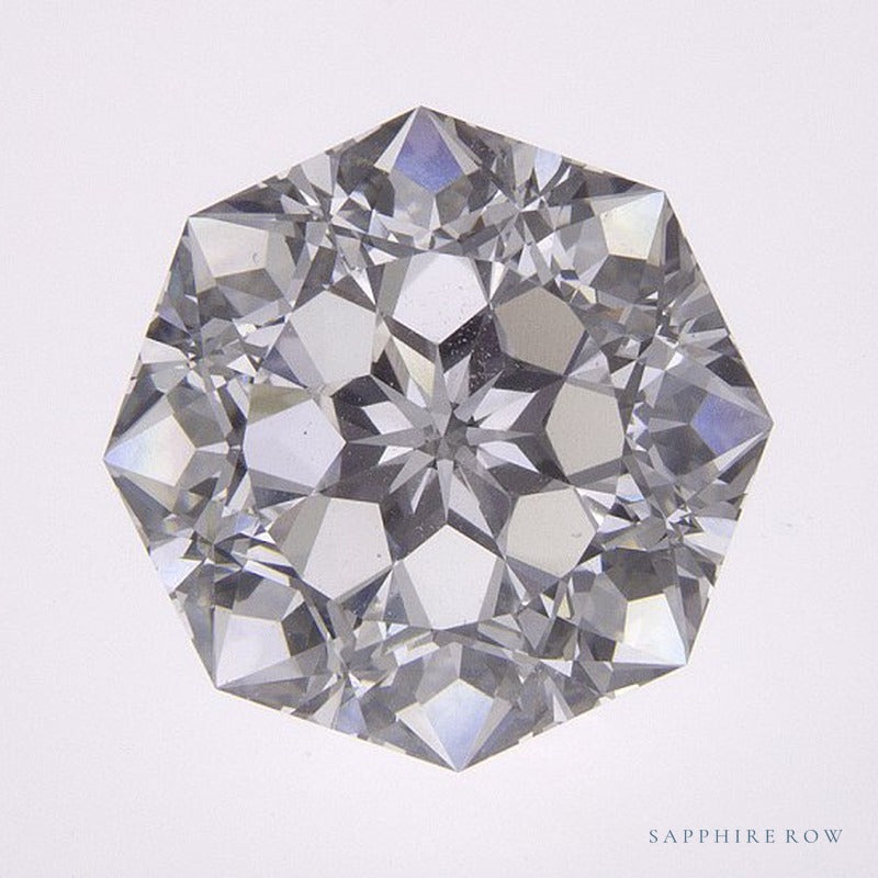 3.21 ct lab-grown diamond, octagon cut | Sapphire Row · cut7