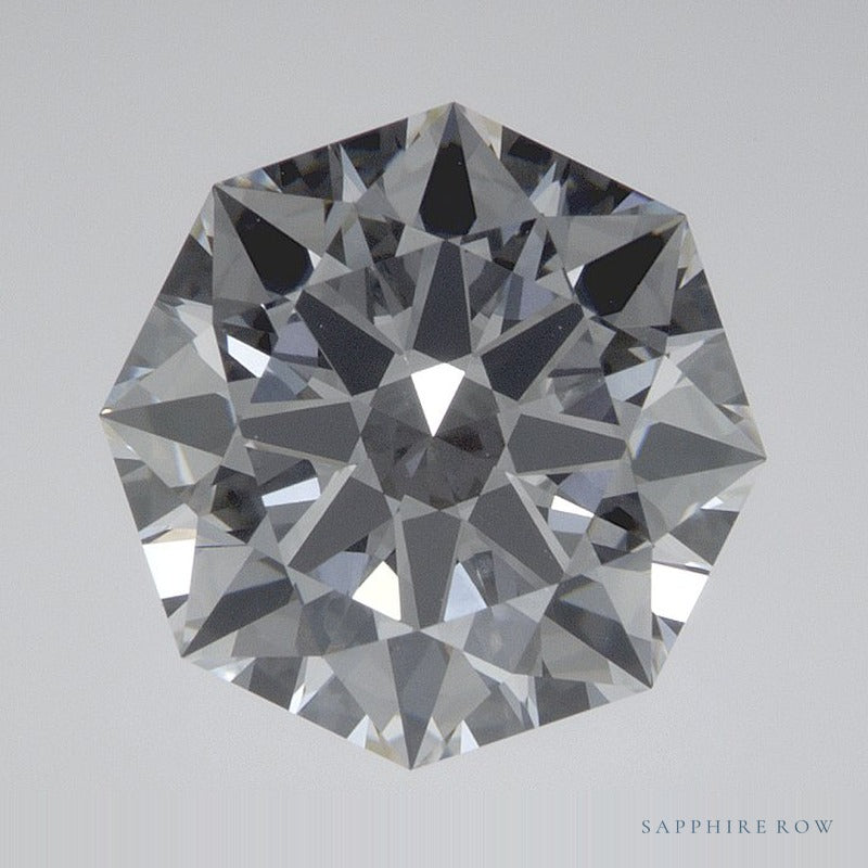 3.17 ct lab-grown diamond, octagon cut | Sapphire Row · cut7