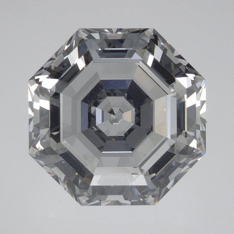 3.16 ct lab-grown diamond, octagon cut | Sapphire Row · cut7