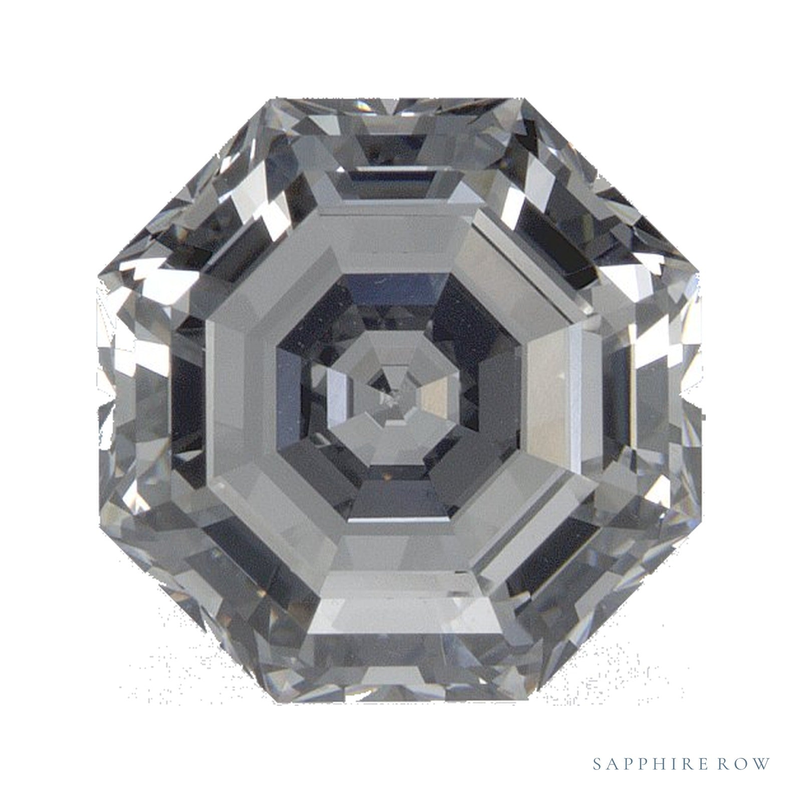 3.16 ct lab-grown diamond, octagon cut | Sapphire Row · cut4