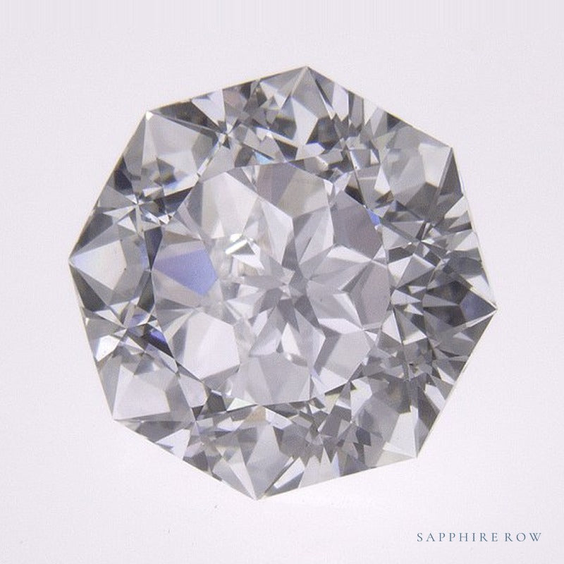 3.12 ct lab-grown diamond, octagon cut | Sapphire Row · cut7