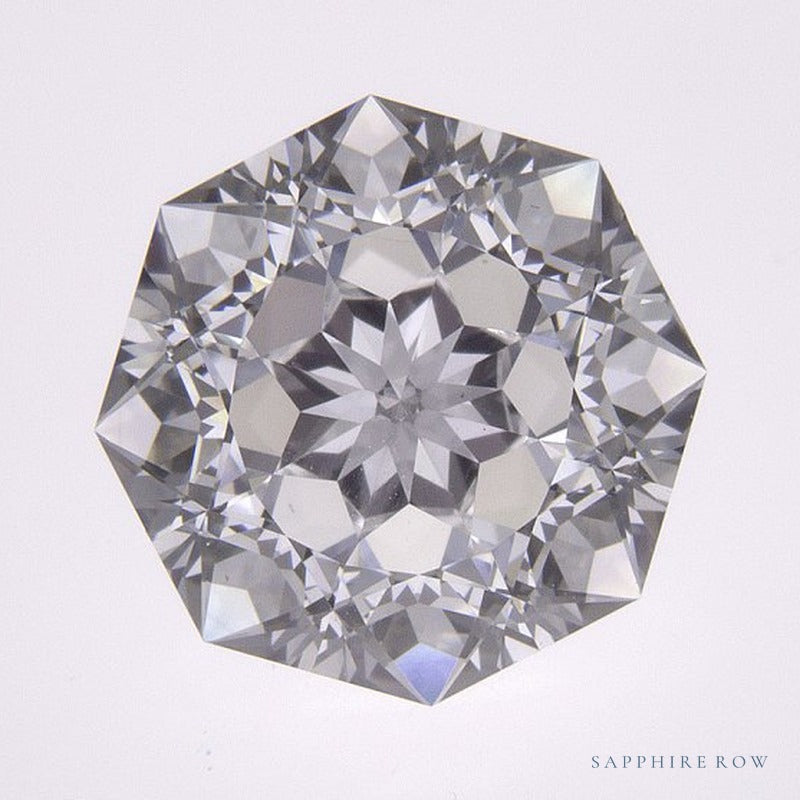 3.12 ct lab-grown diamond, octagon cut | Sapphire Row · cut7