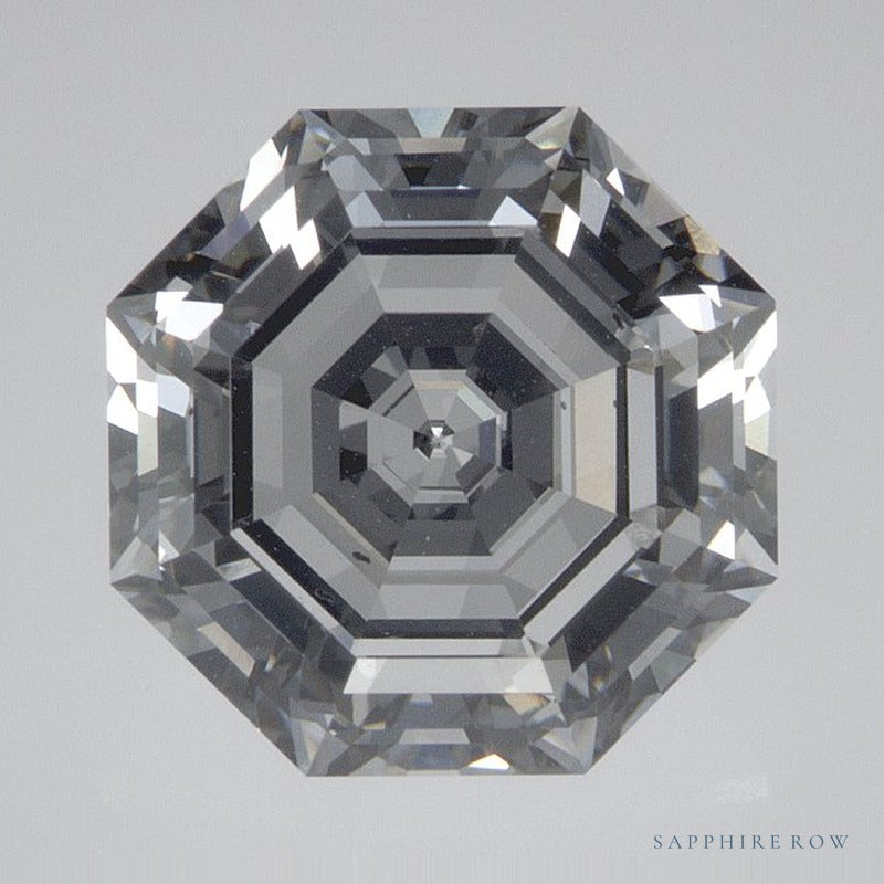 3.09 ct lab-grown diamond, octagon cut | Sapphire Row · cut7