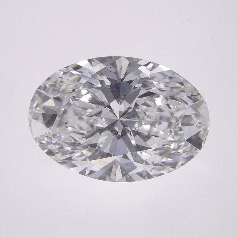 3.09 ct lab-grown diamond, oval cut | Sapphire Row · cut7
