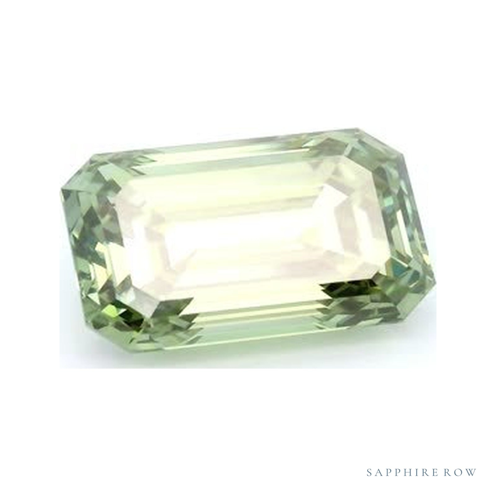 3.08 ct lab-grown fancy vivid green diamond, emerald cut | Sapphire Row · cut4