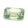 3.08 ct lab-grown fancy vivid green diamond, emerald cut | Sapphire Row · cut7