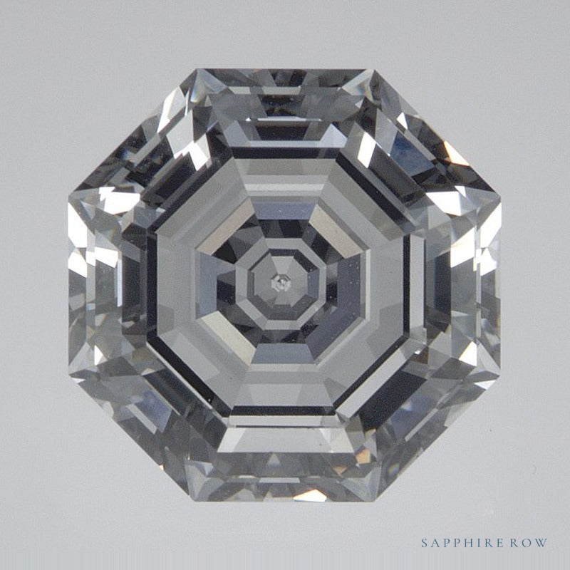3.08 ct lab-grown diamond, octagon cut | Sapphire Row · cut7