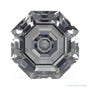 3.08 ct lab-grown diamond, octagon cut | Sapphire Row · cut4