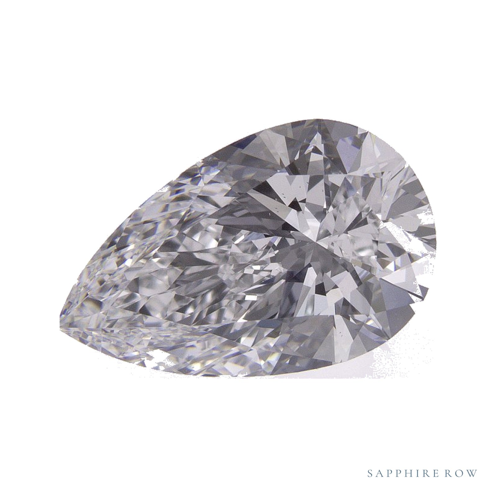 3.06 ct natural diamond, pear cut | Sapphire Row · cut4