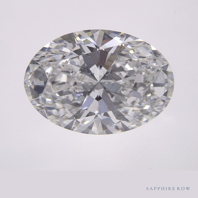 3.06 ct lab-grown diamond, oval cut | Sapphire Row · cut6