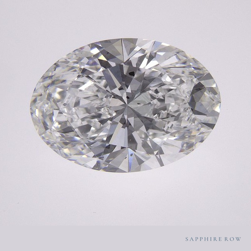 3.07 ct lab-grown diamond, oval cut | Sapphire Row · cut6