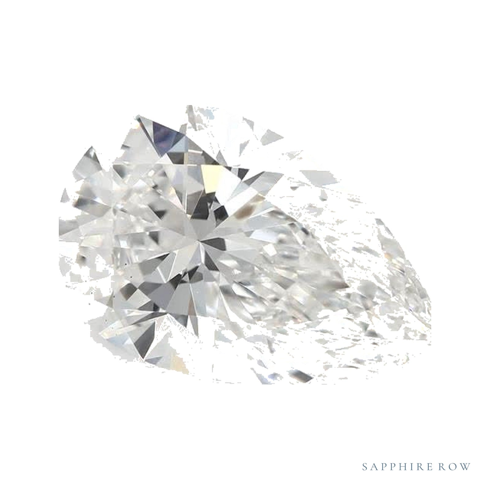3.05 ct lab-grown diamond, pear cut | Sapphire Row · cut4