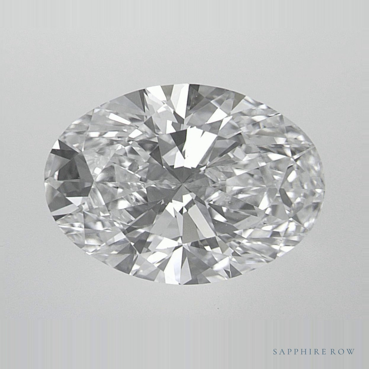 3.05 ct lab-grown diamond, oval cut | Sapphire Row · cut7