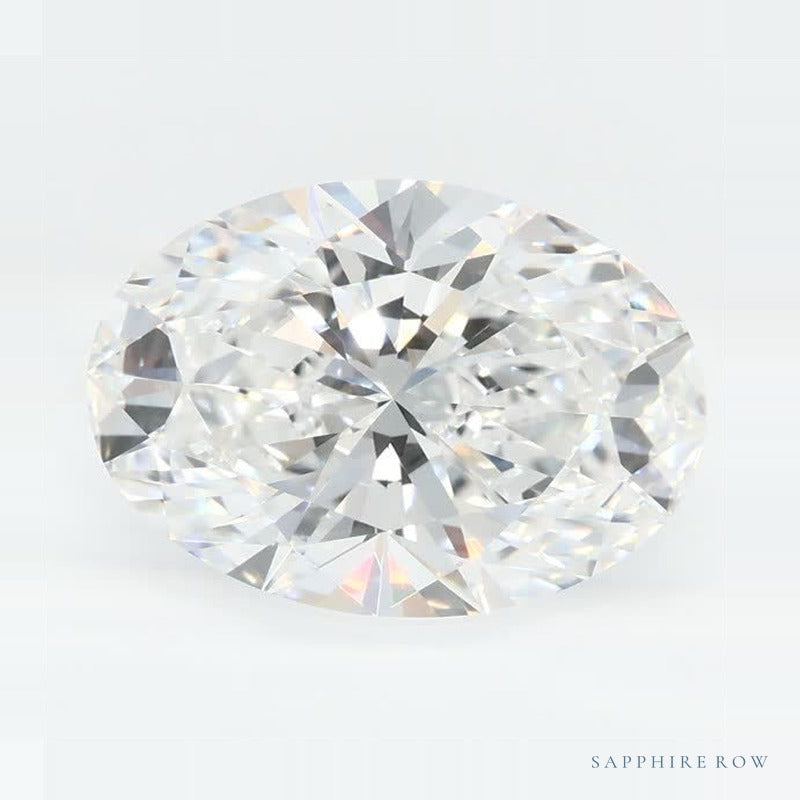 3.04 ct lab-grown diamond, oval cut | Sapphire Row · cut7