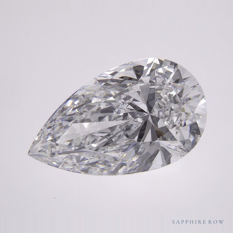 3.03 ct natural diamond, pear cut | Sapphire Row · cut7