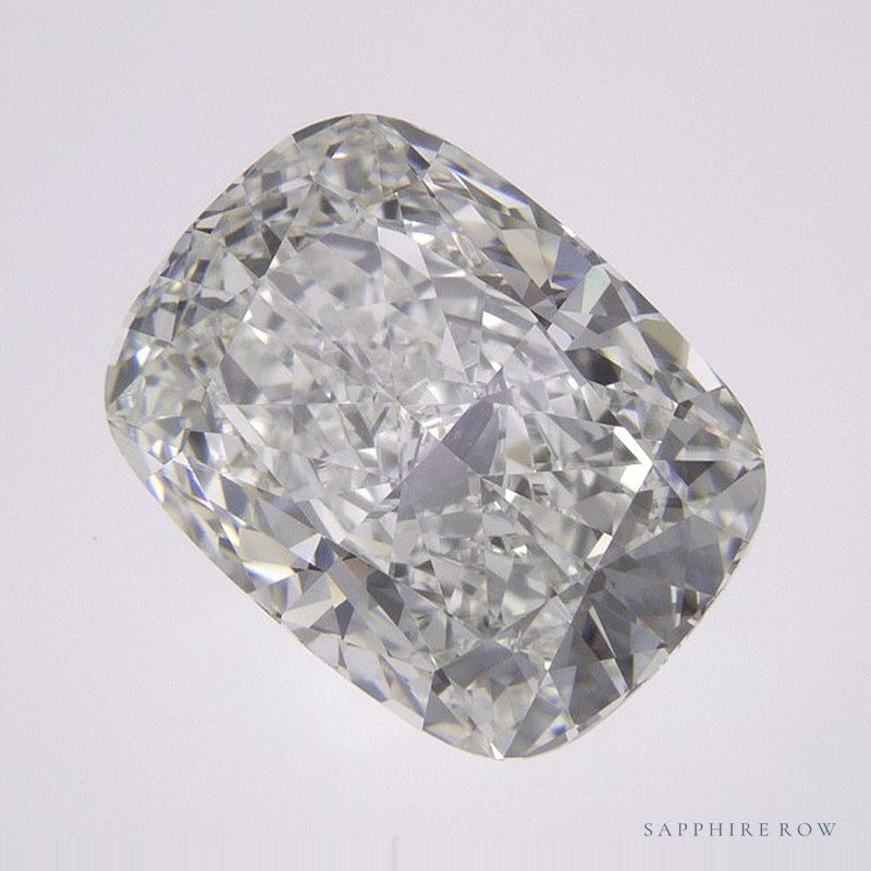 3.03 ct Elongated Cushion Natural Diamond – I VS1 – Faceted Cut – GIA Certified — Sapphire Row · cut7