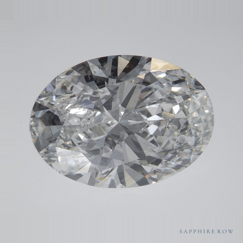 3.03 ct lab-grown diamond, oval cut | Sapphire Row · cut7