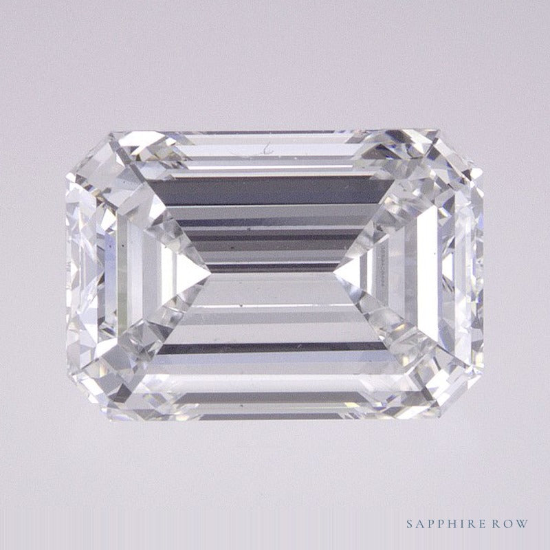 3.02 ct lab-grown diamond, emerald cut | Sapphire Row · cut7